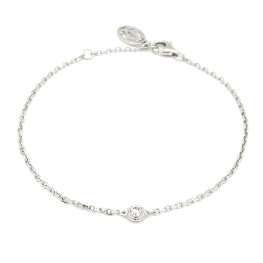 Cartier d'Amour Small Bracelet 18K White Gold Diamond